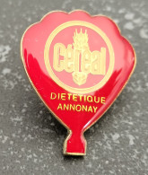 Pin's Montgolfière Céréal Diététique Annonay - Airships