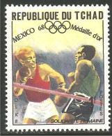 855 Tchad Boxe Boxing Boxen Boxeo Mexico Olympiques 1968 MNH ** Neuf SC (TCD-41d) - Unclassified