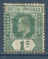 HONDURAS , Colonie Britannique , Edouard VII , 1 C. , 1902 - 1904 , N° YT 57  , µ - Honduras Britannique (...-1970)