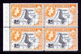 Nyasaland - Scott #100a - MNH - Crease LL In Selvage - SCV $4.25 - Nyassaland (1907-1953)