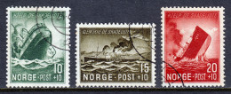 Norway - Scott #B35-B37 - Used - SCV $21 - Gebraucht