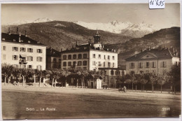 Sion - La Planta Avec La Poste Et L'Hôtel Restaurant De La Paix (16'495) - Sion