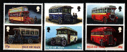 Isle Of Man 1999 - Mi.Nr. 820 - 825 - Postfrisch MNH - Busse Buses - Bus