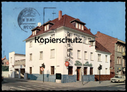 ÄLTERE POSTKARTE NEU-ISENBURG HOTEL ZUR LINDE E. GRUPP FRANKFURTER STRASSE REKLAME HAB HENNINGER BIER AK Cpa Postard - Neu-Isenburg