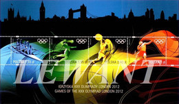 2012.07.27. POLAND - Games Of The XXX Olympiad London 2012 - Rowing, Volleyball, Weightlifting, Shot Put - MNH Sheet - Zomer 2012: Londen