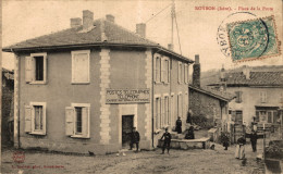 N57 - 38 - ROYBON - Isère - Place De La Poste - Roybon