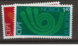 1973 MNH Norway, Mi 660-61 Postfris** - Ungebraucht