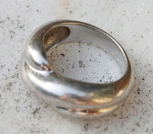 Belle Bague Contemporaine Argent 925 - T55 - Sterling Ring - Rings