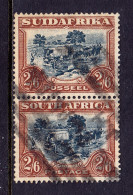 SOUTH AFRICA — SCOTT 44c — 1936 2/6- TREKKING, BRN & SLATE GRN — USED — SCV $300 - Oblitérés