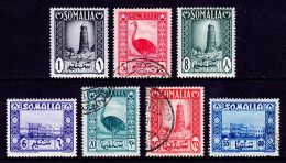 SOMALIA — SCOTT 170/177 — 1950 PICTORIAL ISSUE — MH/USED — SCV $24 - Somalia