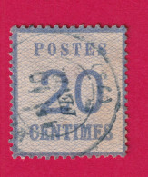 ALSACE LORRAINE N°6 CAD BLEU FRANCAIS MEAUX SEINE ET MARNE TIMBRE BRIEFMARKEN STAMP FRANCE - Oblitérés