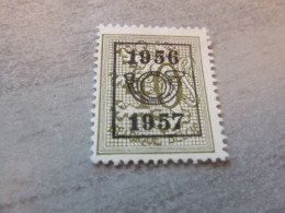 Belgique - Lion - Préoblitéré - 40c. - Gris - Neuf - Année 1956 - 57 - - Typografisch 1951-80 (Cijfer Op Leeuw)