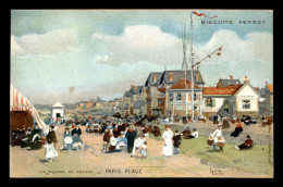 ILLUSTRATEURS - LUIGI LOIR - LES PLAGES DE FRANCE - LE TOUQUET PARIS-PLAGE - PUBLICITE BISCUITS PERNOT - Loir