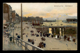 ILLUSTRATEURS - LUIGI LOIR - LES PLAGES DE FRANCE - LE TREPORT - PUBLICITE BISCUITS PERNOT - Loir