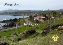 Rapa Nui UNESCO Easter Island Hanga Roa New Postcard - Rapa Nui