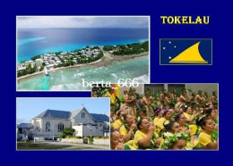 Tokelau Islands Multiview New Zealand New Postcard - Tokelau