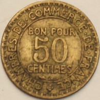 France - 50 Centimes 1922, KM# 884 (#4037) - 50 Centimes