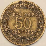 France - 50 Centimes 1923, KM# 884 (#4038) - 50 Centimes