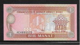 Turkménistan - 1 Manat - Pick N°1 - NEUF - Turkménistan