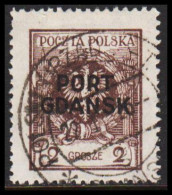 1925. DANZIG. Polnische Post Im Hafen Von Danzig (port Gdansk). PORT GDANSK On 2 GR. LUXUS Canc... (MICHEL 2) - JF544086 - Port Gdansk