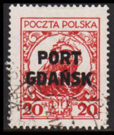 1926-1927. DANZIG. Polnische Post Im Hafen Von Danzig (port Gdansk). PORT GDANSK Overprint 8,7... (MICHEL 18) - JF544097 - Port Gdansk