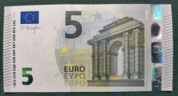 5 EURO SPAIN 2013 DRAGHI V002C1 VA SC FDS UNCIRCULATED  PERFECT - 5 Euro