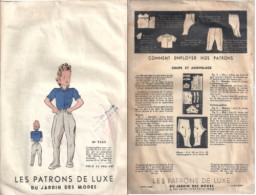 Patron "Culotte-guêtre Et Blouse-chemisier" Pour Pte Fille De 5-7 Ans_L41 - Schnittmuster