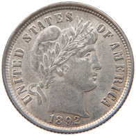 UNITED STATES OF AMERICA DIME 1892 TOP #t033 0365 - 1892-1916: Barber