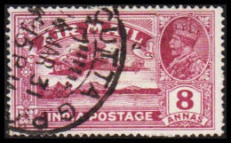 1929. INDIA. Georg V AIR MAIL 8 ANNAS  - JF544376 - 1911-35 King George V