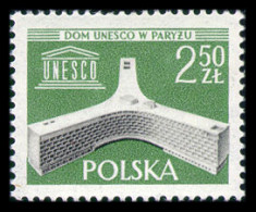 Poland, 1958, UNESCO, United Nations, MNH, Michel 1075 - Unused Stamps