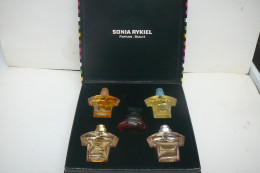 SONIA RYKIEL: "COFFRET 5 MINIS  /// PAS NEUF MAIS BON ETAT  GENERAL //MANGOPAY OBLIGATOIRE /// LIRE ET VOIR !! - Miniatures Femmes (sans Boite)