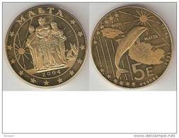 Malta 5 Euro Essai 2004 Look !!!! - Malte