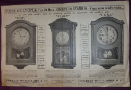 Doc, Tarifs & Modèles CARILLONS WESTMINSTER 1927 /  75003 PARIS / LYON / MICHELSOHN Horloger Bijoutier - Orologi Da Muro