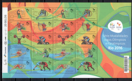 Brazil 2015 Olympic Games Rio De Janeiro Sheetlet MNH - Eté 2016: Rio De Janeiro