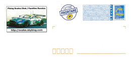 052 Enveloppes Prêt à Poster PAP  08 Ardennes Floing Scalex Club Familles Rurales Voitures - Prêts-à-poster: Repiquages /Logo Bleu
