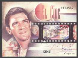 Spain, 2000, Film, Movies, Cinema, Antonio Banderas, Actor, MNH, Michel Block 88 - Unused Stamps