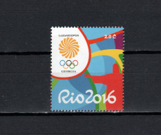 Georgia 2016 Olympic Games Rio De Janeiro Stamp MNH - Eté 2016: Rio De Janeiro