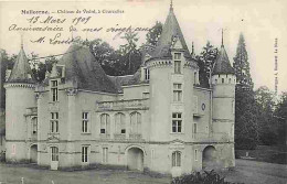 72 - Malicorne - Château De Vadré à Courcelles - Oblitération Ronde De 1909 - Correspondance - CPA - Voir Scans Recto-Ve - Malicorne Sur Sarthe