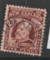 New Zealand  1909  SG  397  5d  Perf 14    Fine Used - Usados