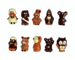 Série Complète De 10 Fèves Animaux Choco 2021 - Animals