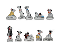 Série Complète De 10 Fèves Le Retour Des 101 Dalmatiens - Disney