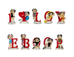 Série Complète De 10 Fèves I Love Betty Boop - Dessins Animés