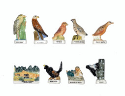 Série Complète De 9 Fèves Les Oiseaux Prestigieux - Regio's