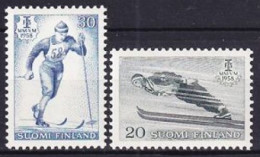 1958. Finland. World Championships Skiing. MNH. Mi. Nr. 489-90 - Neufs