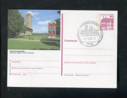 "BUNDESREPUBLIK DEUTSCHLAND" 1984, Bildpostkarte Mit Bildgleichem Stempel Ex "KORNWESTHEIM" (R0163) - Cartes Postales Illustrées - Oblitérées