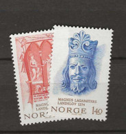 1974 MNH Norway, Mi 683-84 Postfris** - Neufs
