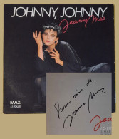 Jeanne Mas - Johnny, Johnny - Rare Maxi-single Vinyle Signé - 1985 - Singers & Musicians