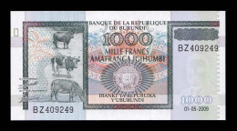 Burundi 1000 Francs 2009 Pick 46 Sc Unc - Burundi