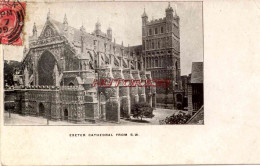 CPA ENGLAND - EXETER CATHEDRAL FROM S W - Exeter