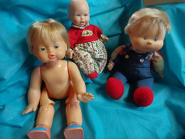 Lot De 3 Poupee Poupon                  Corolle Et Autre                                    9390 - Dolls